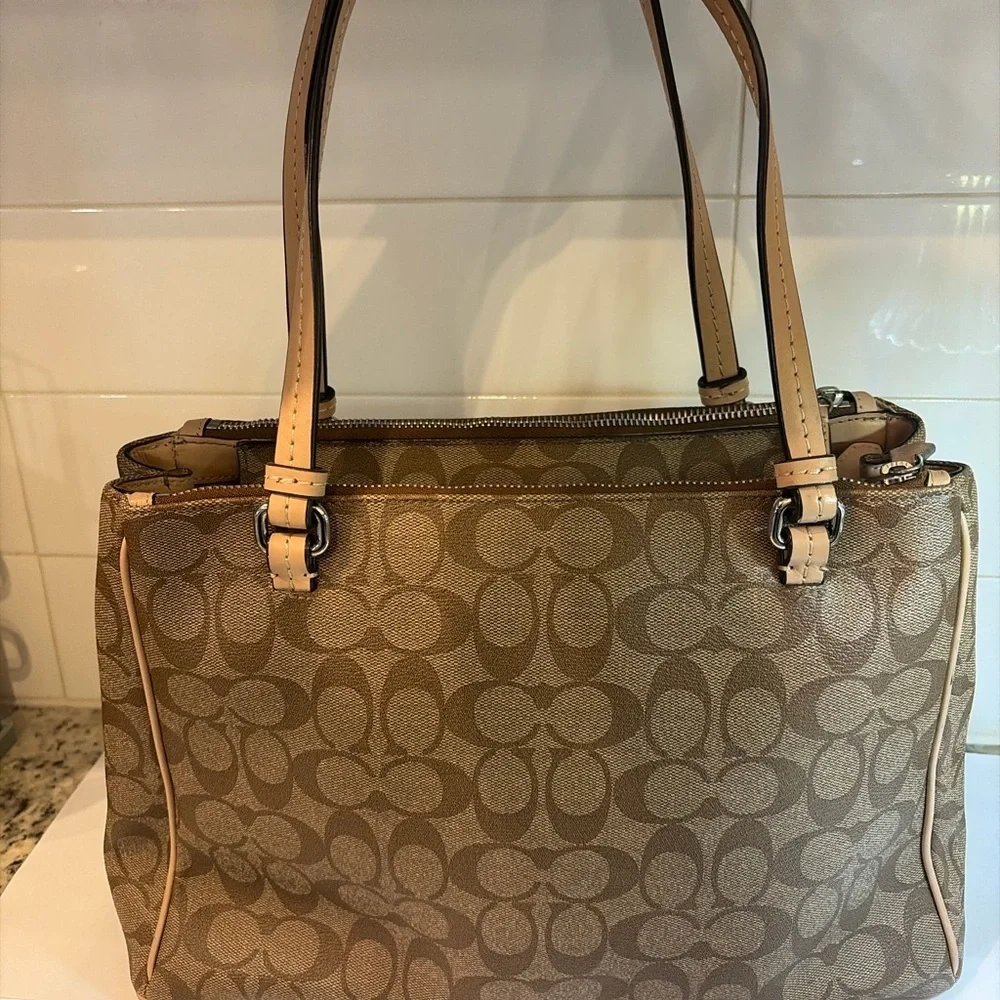 Coach Peyton Signature Jordan Double Zip Carryall F32838 - Picture 3 of 11